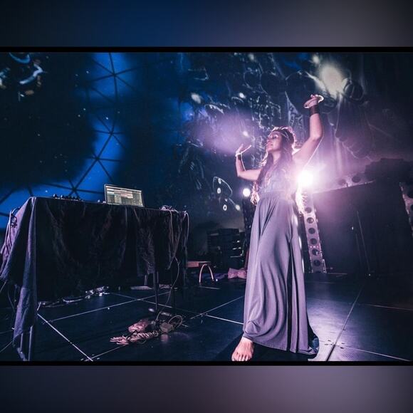 NWT Josa Tulum Cata Maxi Goddess Tie Low Halter Dress – Warm Grey (One Size) - Picture 6 of 10